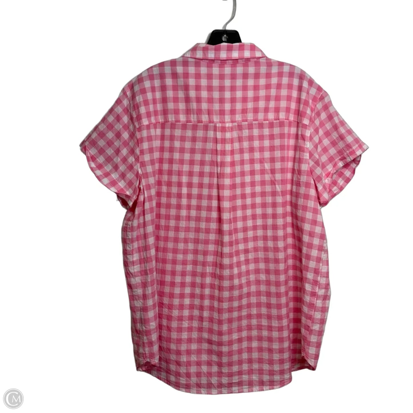Top Short Sleeve By St Johns Bay In Pink, Size: Xxl