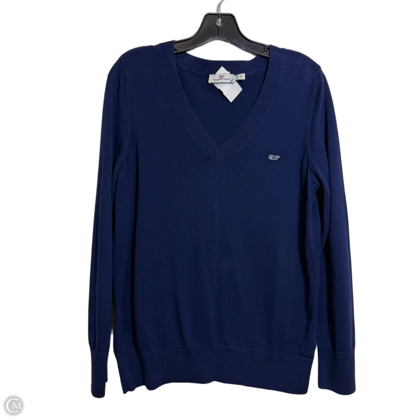 Top Long Sleeve By Vineyard Vines In Navy, Size: M
