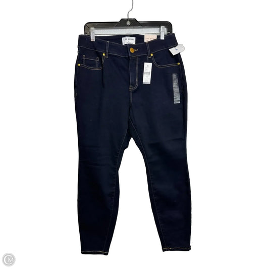 Jeans Skinny By Lane Bryant In Blue Denim, Size: 14P