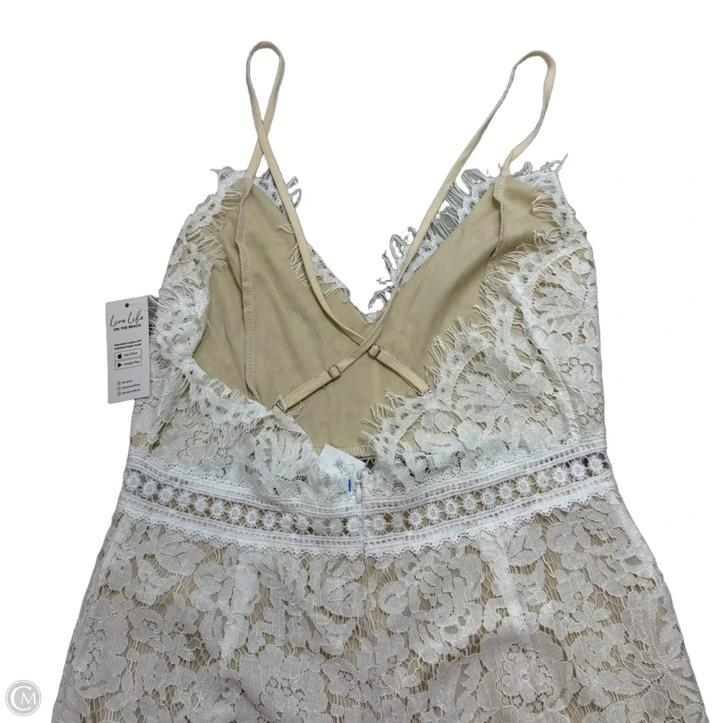 Jumpsuit By Cupshe In White, Size: M