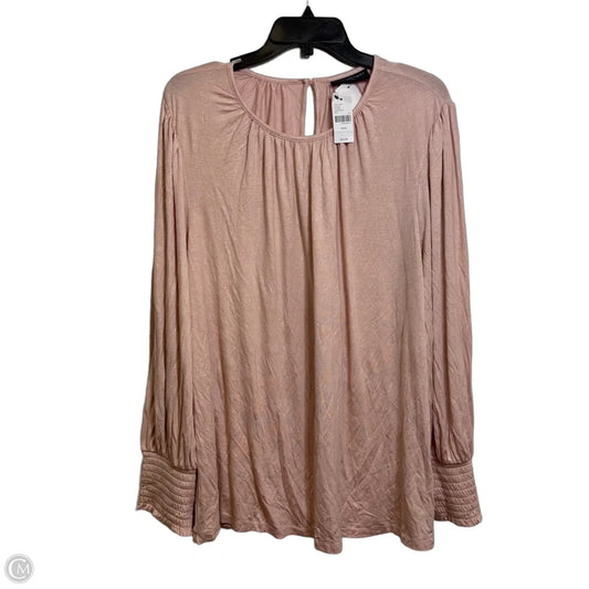 Top Long Sleeve By Lane Bryant In Pink, Size: 2x