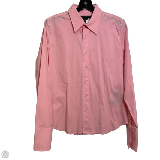 Top Long Sleeve By Ralph Lauren In Pink, Size: 10