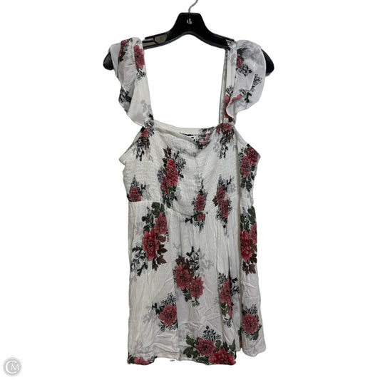 Top Sleeveless By Torrid In Floral Print, Size: 1x