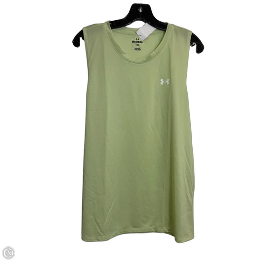 Athletic Tank Top By Under Armour In Green, Size: Xxl