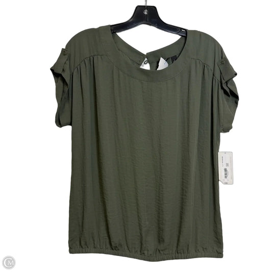 Top Short Sleeve By Ana In Green, Size: L