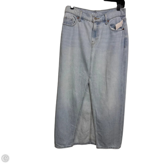Mid rise Skirt Midi By Old Navy In Blue Denim, Size: 2
