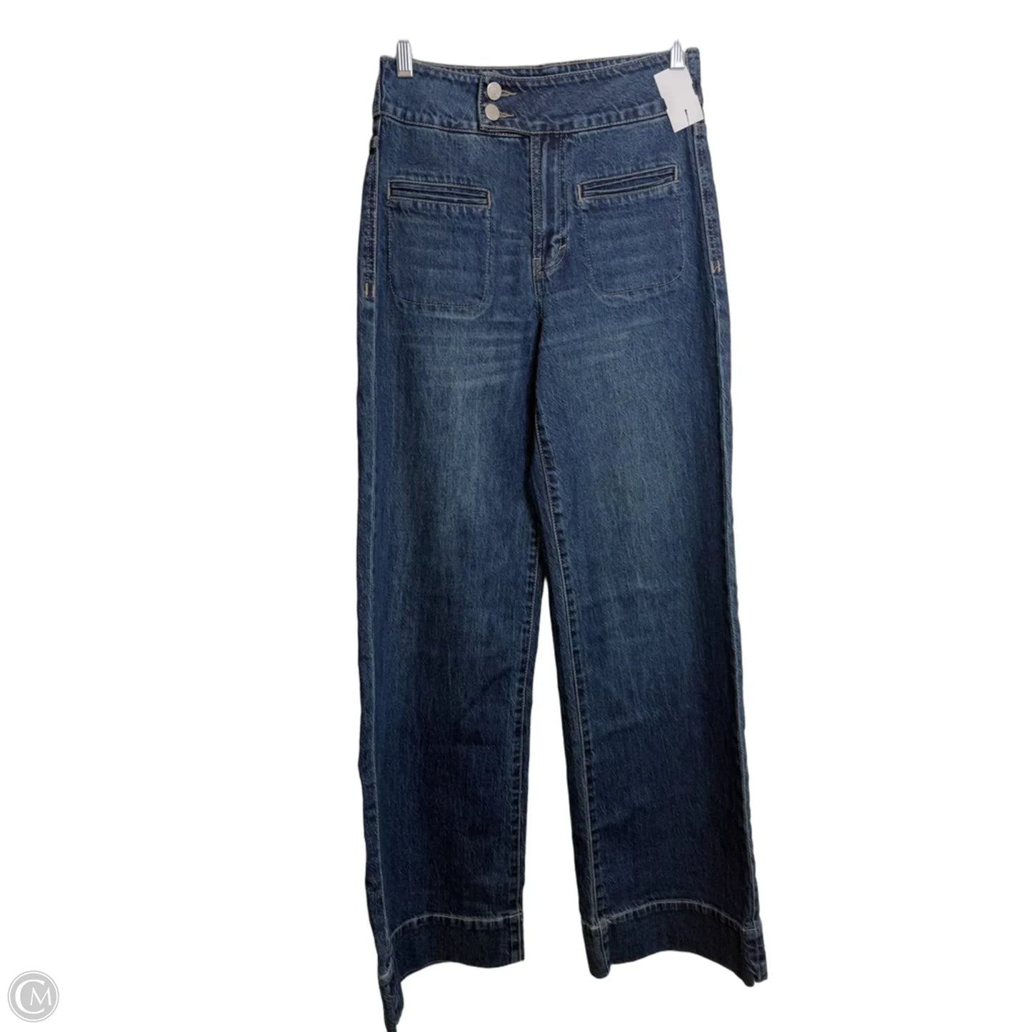 Jeans Wide Leg By Habitual In Blue Denim, Size: 0