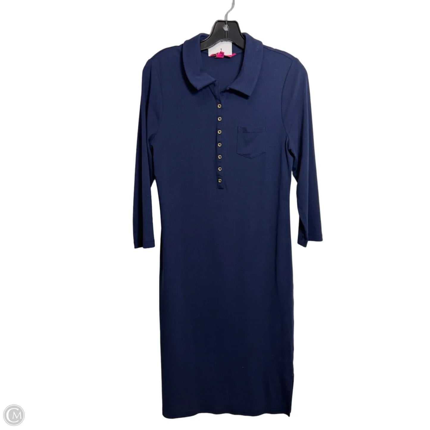 Dress Designer By Lilly Pulitzer In Navy, Size: M