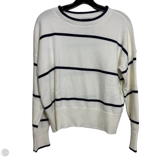 Sweater By Lands End In Striped Pattern, Size: M