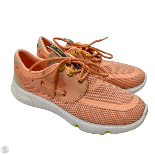 Shoes Athletic By Sperry In Peach, Size: 8