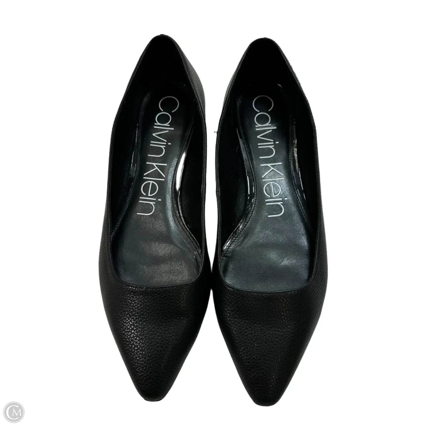 Shoes Flats By Calvin Klein In Black, Size: 10