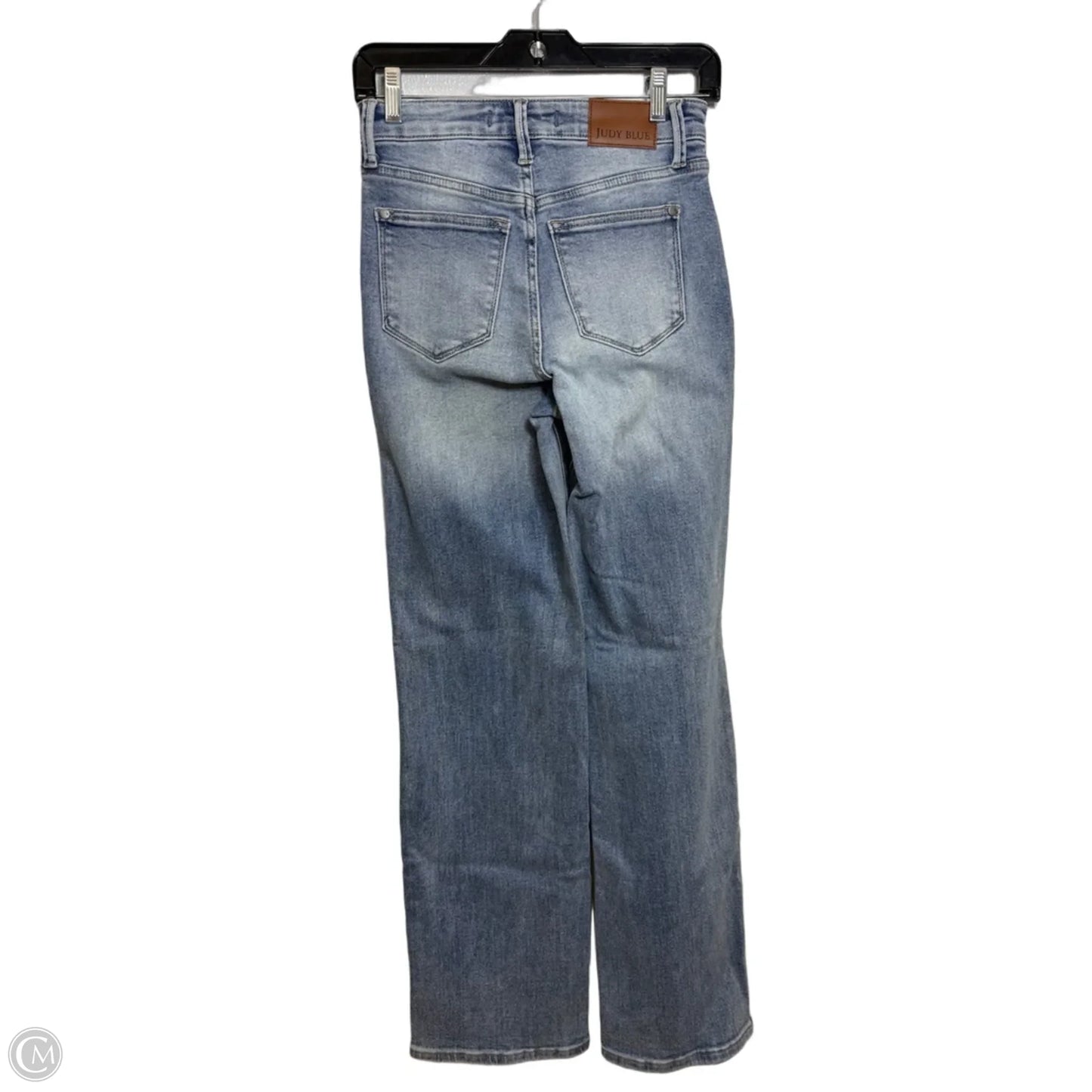 Jeans Wide Leg By Judy Blue In Blue Denim, Size: 0