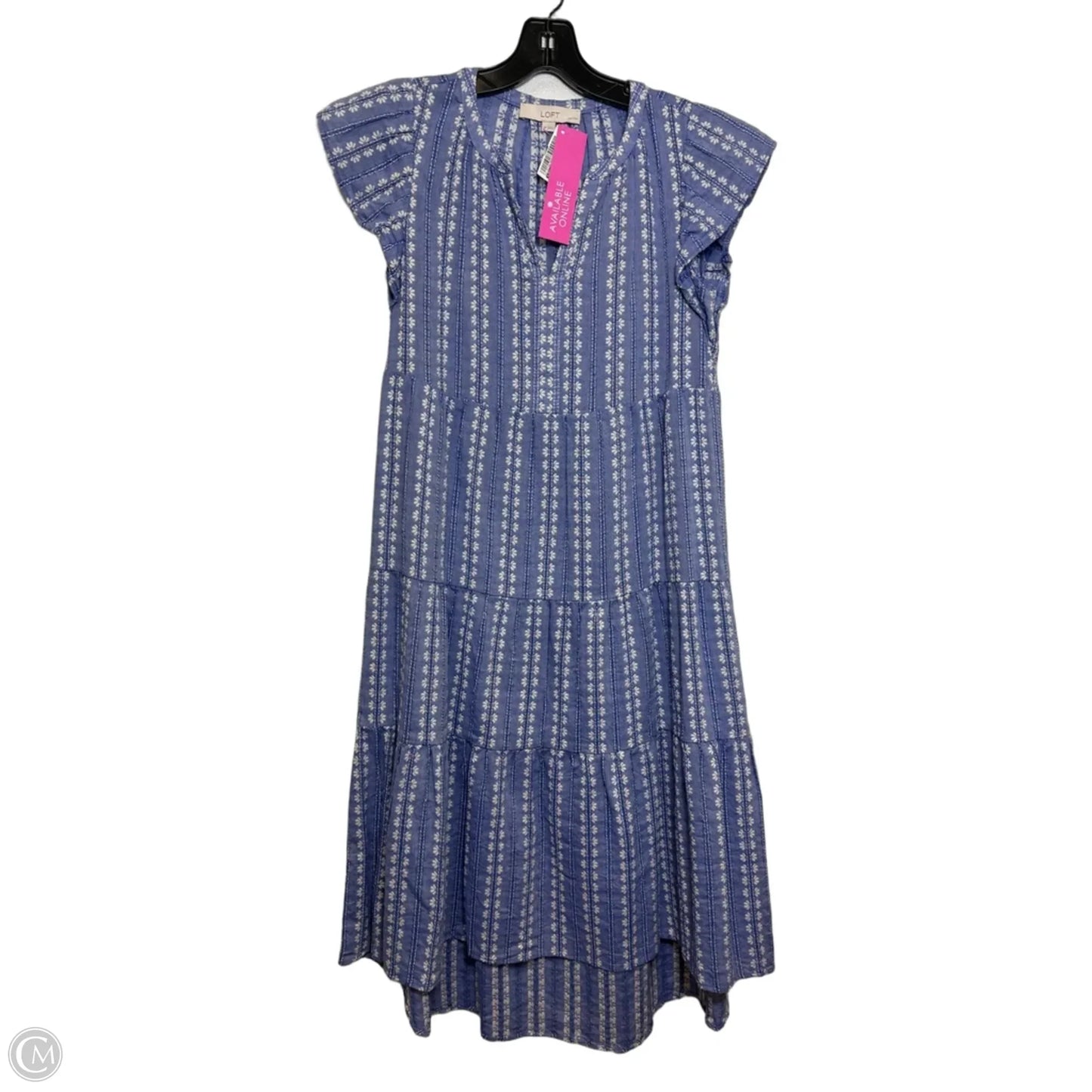 Dress Casual Maxi By Loft In Blue, Size: Sp