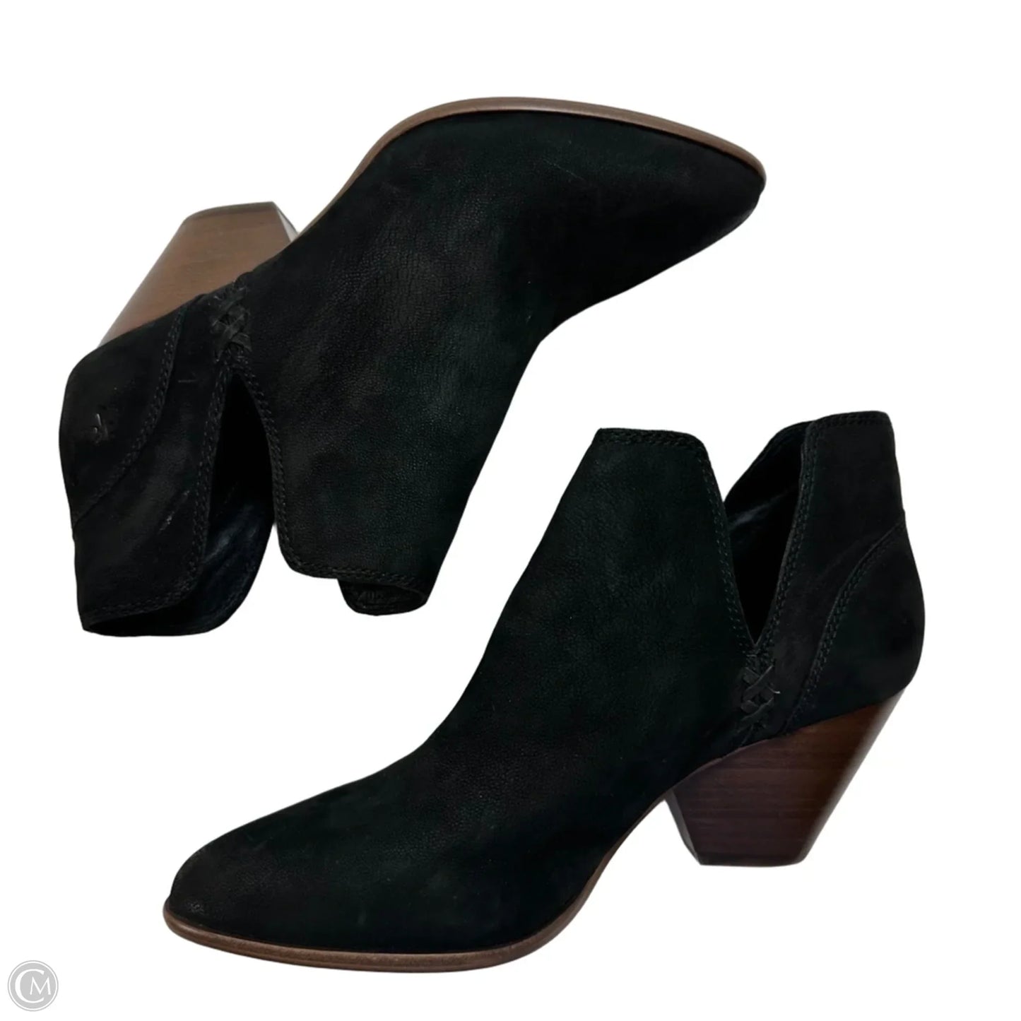 Boots Designer By Frye In Black, Size: 9