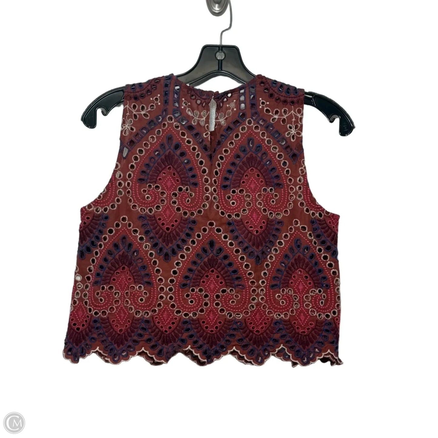 Top Sleeveless By Zara In Orange, Size: L