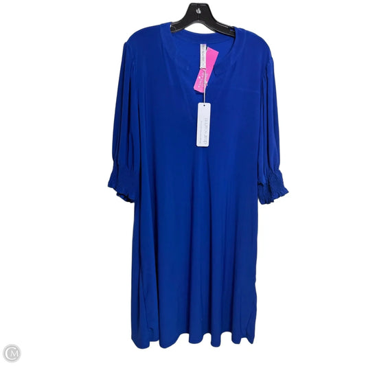 Dress Casual Short By Dear Scarlett In Blue, Size: Xl