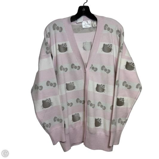 Hello Kitty Cardigan By Forever 21 In Pink, Size: M