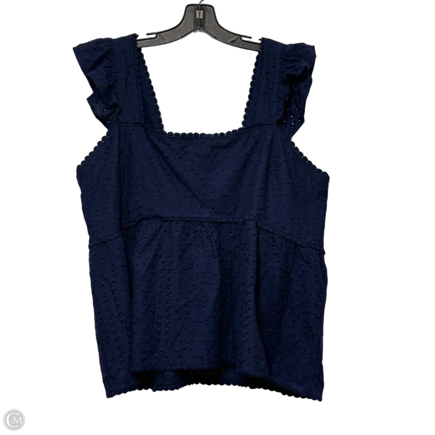 Top Sleeveless By Torrid In Navy, Size: 2x