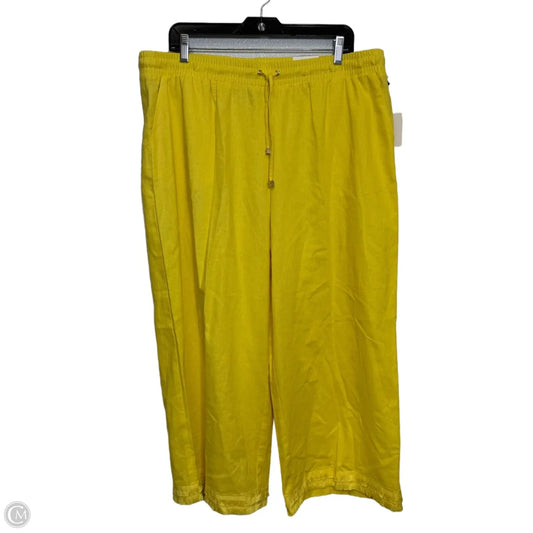 Pants Other By Anne Klein In Yellow, Size: Xl