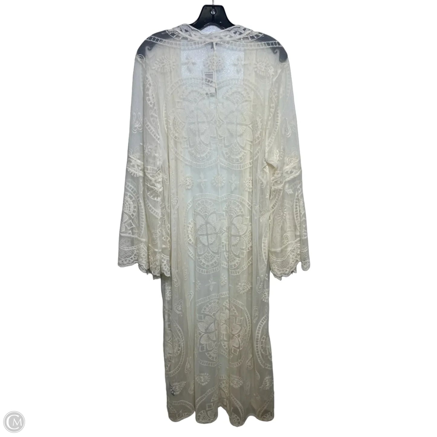 Kimono By Torrid In White, Size: 1x