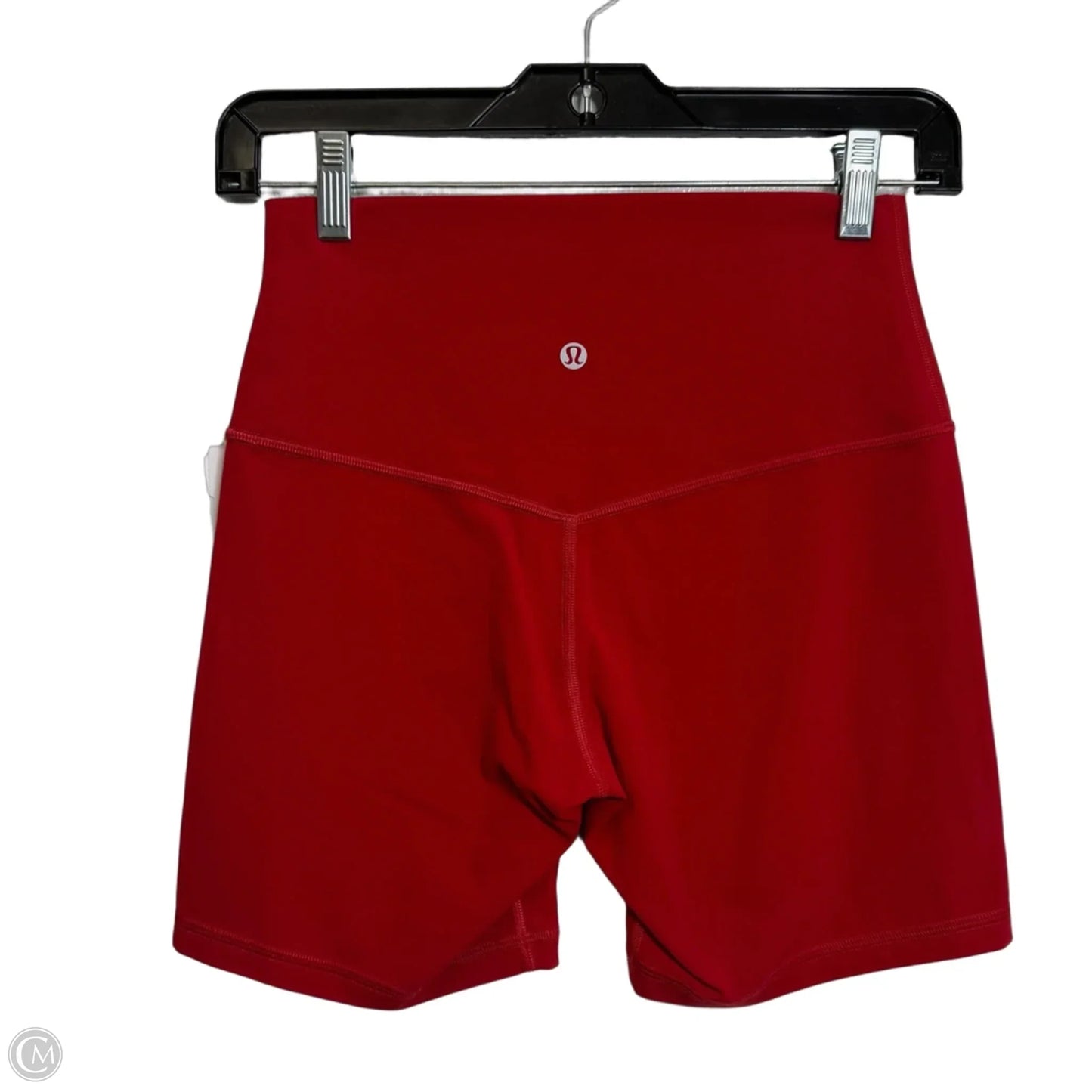 Athletic Shorts By Lululemon In Red, Size: 6