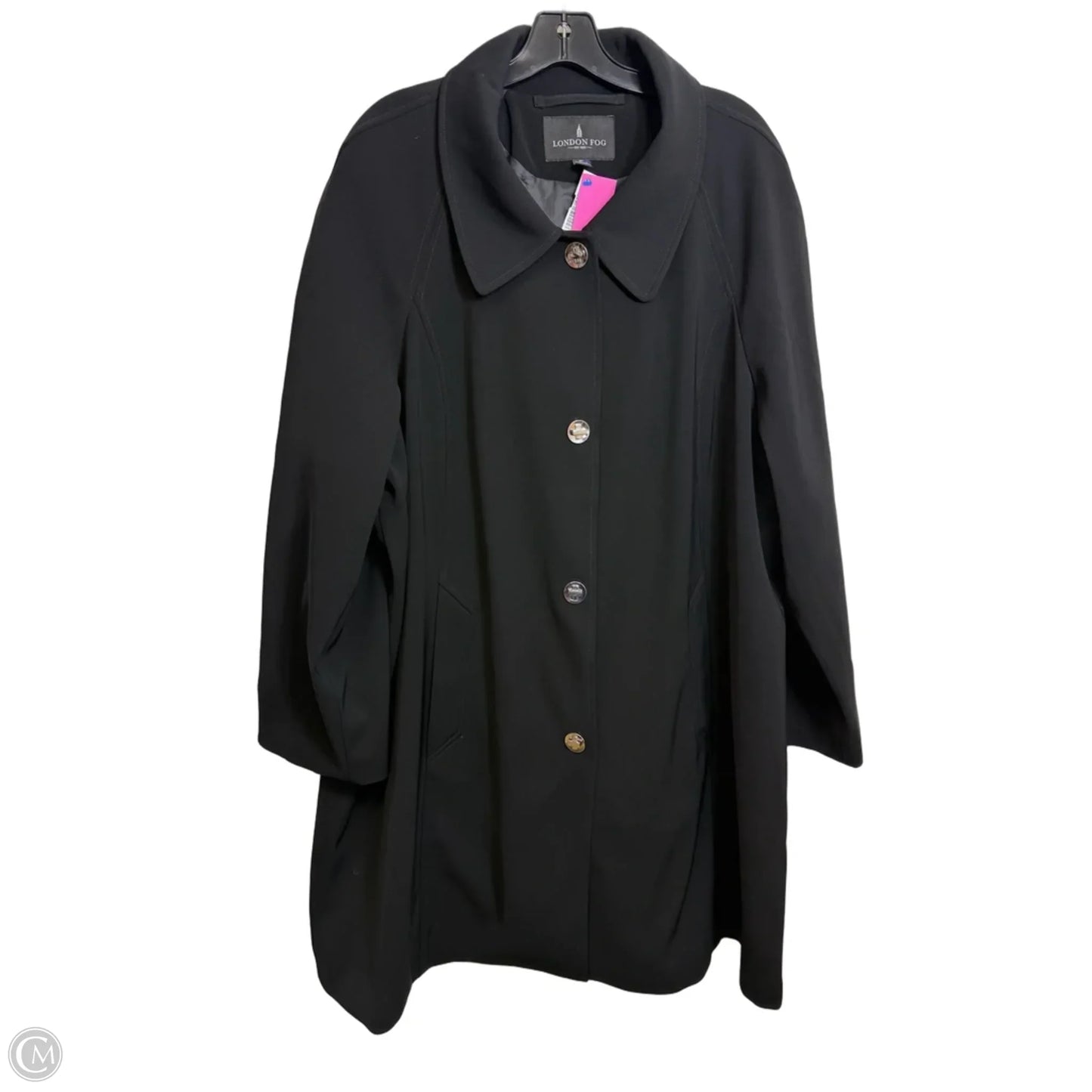 Jacket Other By London Fog In Black, Size: 2x