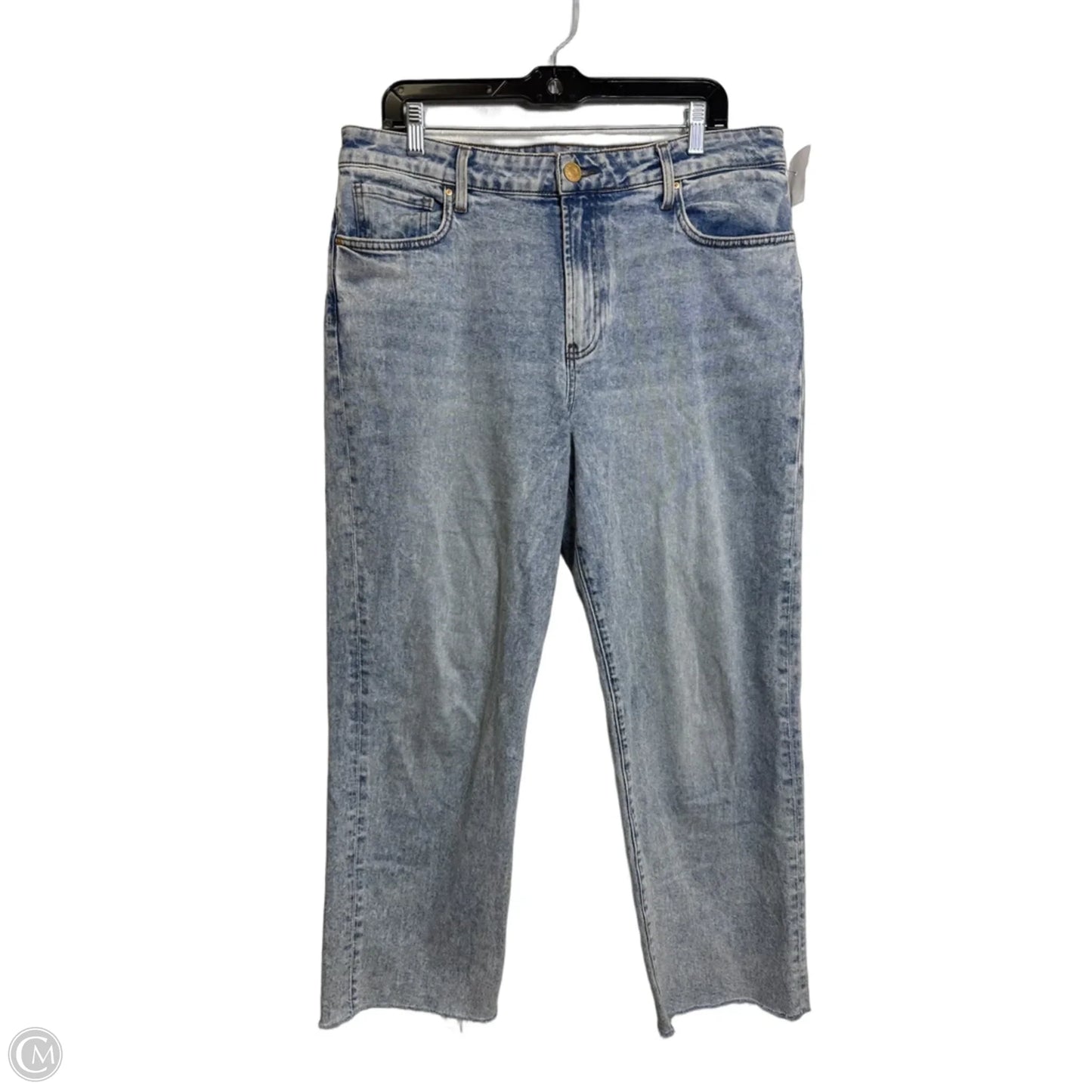 Jeans Straight By Kut In Blue Denim, Size: 12