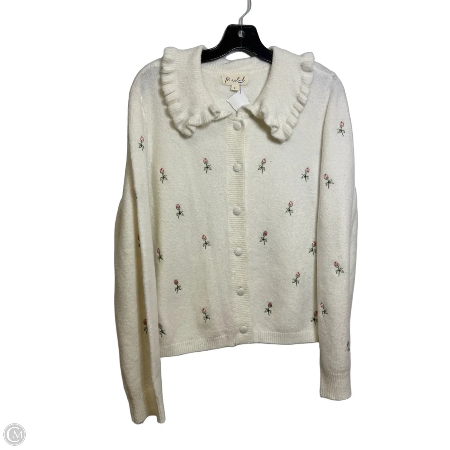 Cardigan By Marled In White, Size: L