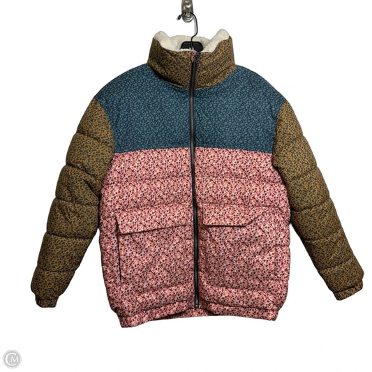 Jacket Puffer & Quilted By Universal Thread In Multi-colored, Size: Xs