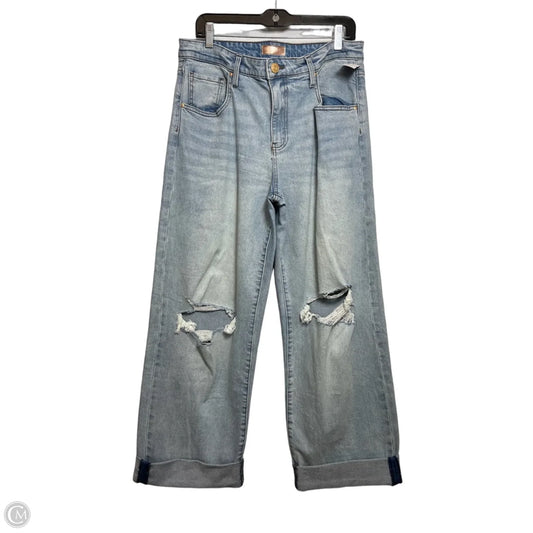 Jeans Wide Leg By Kut In Blue Denim, Size: 6
