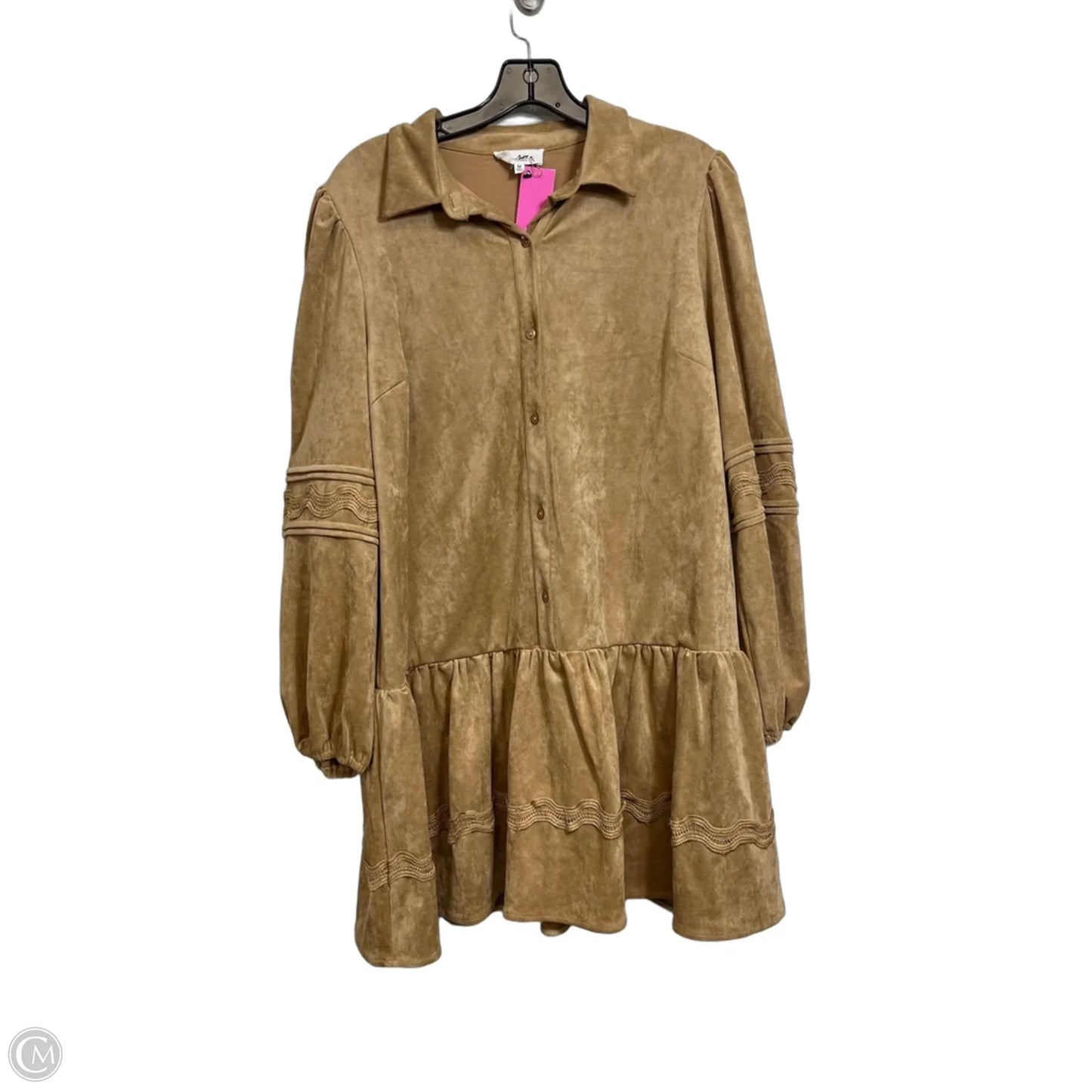 Dress Casual Short By Able In Tan, Size: M