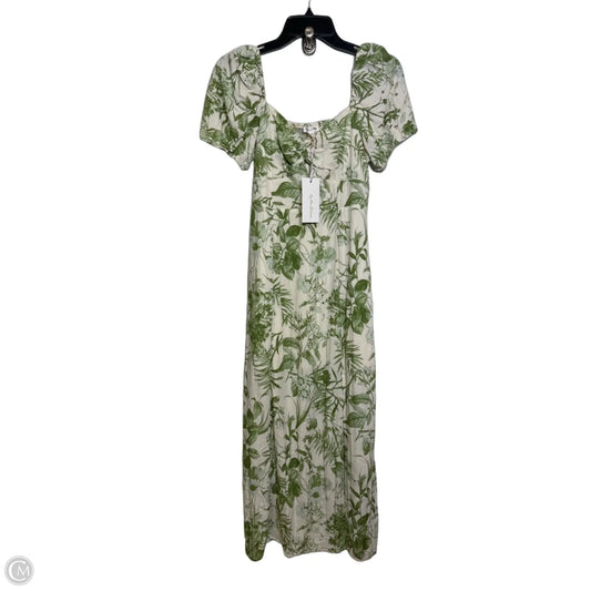 Dress Casual Maxi By By The River In Green, Size: M