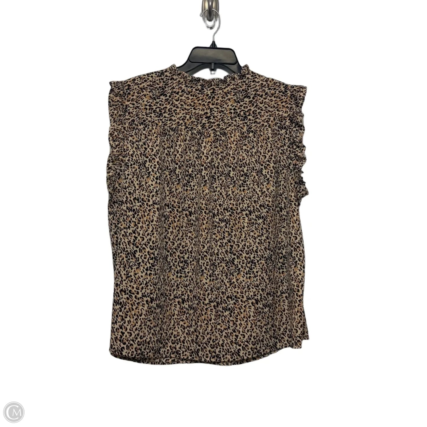 Top Sleeveless By On 34th In Animal Print, Size: 2x