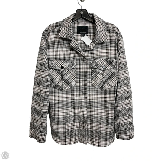 Jacket Shirt By Sanctuary In Plaid Pattern, Size: S