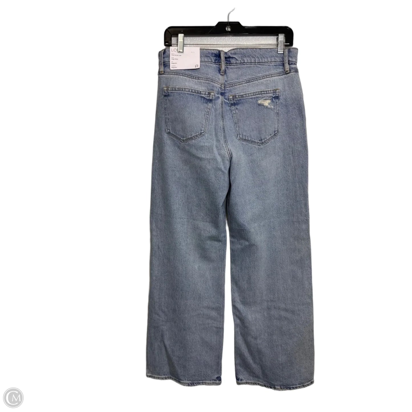 Jeans Wide Leg By Loft In Blue Denim, Size: 4