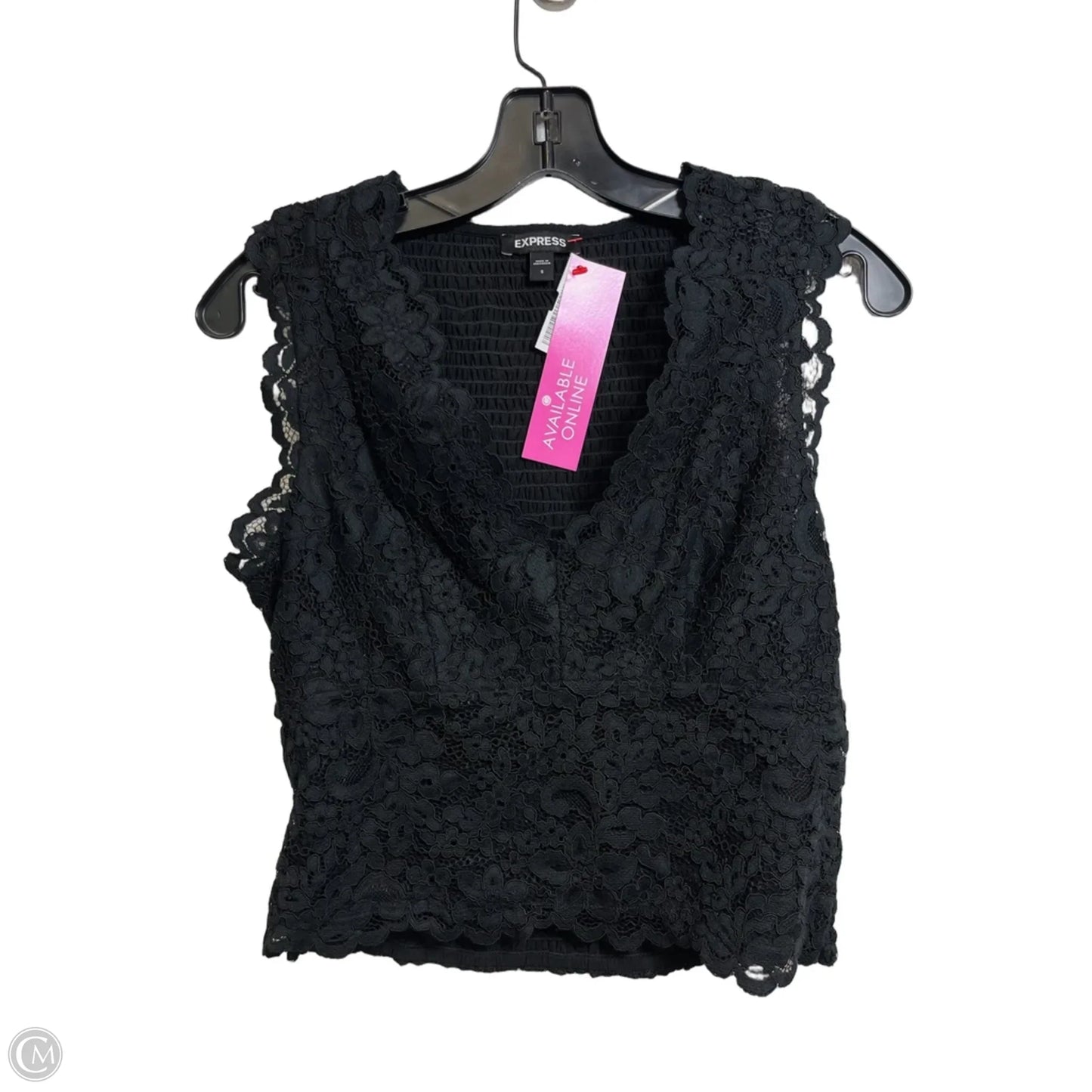 Top Sleeveless By Express In Black