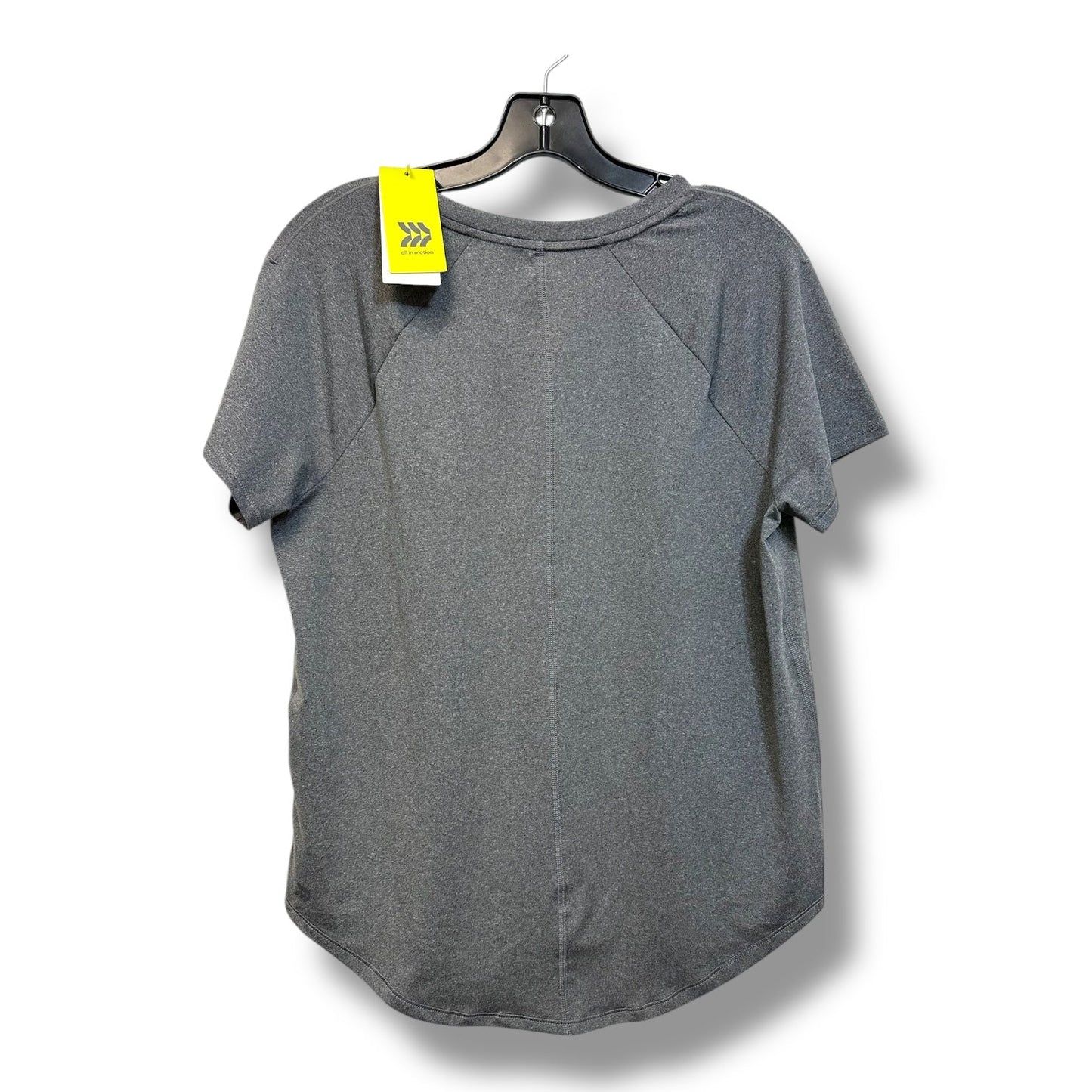 Athletic Top Short Sleeve By All In Motion In Grey, Size: M