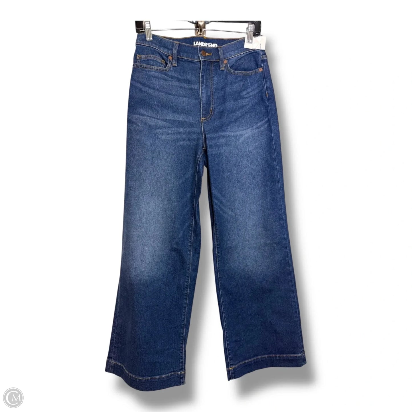 Jeans Wide Leg By Lands End In Blue, Size: 6