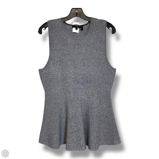 Top Sleeveless By Theory In Grey, Size: L