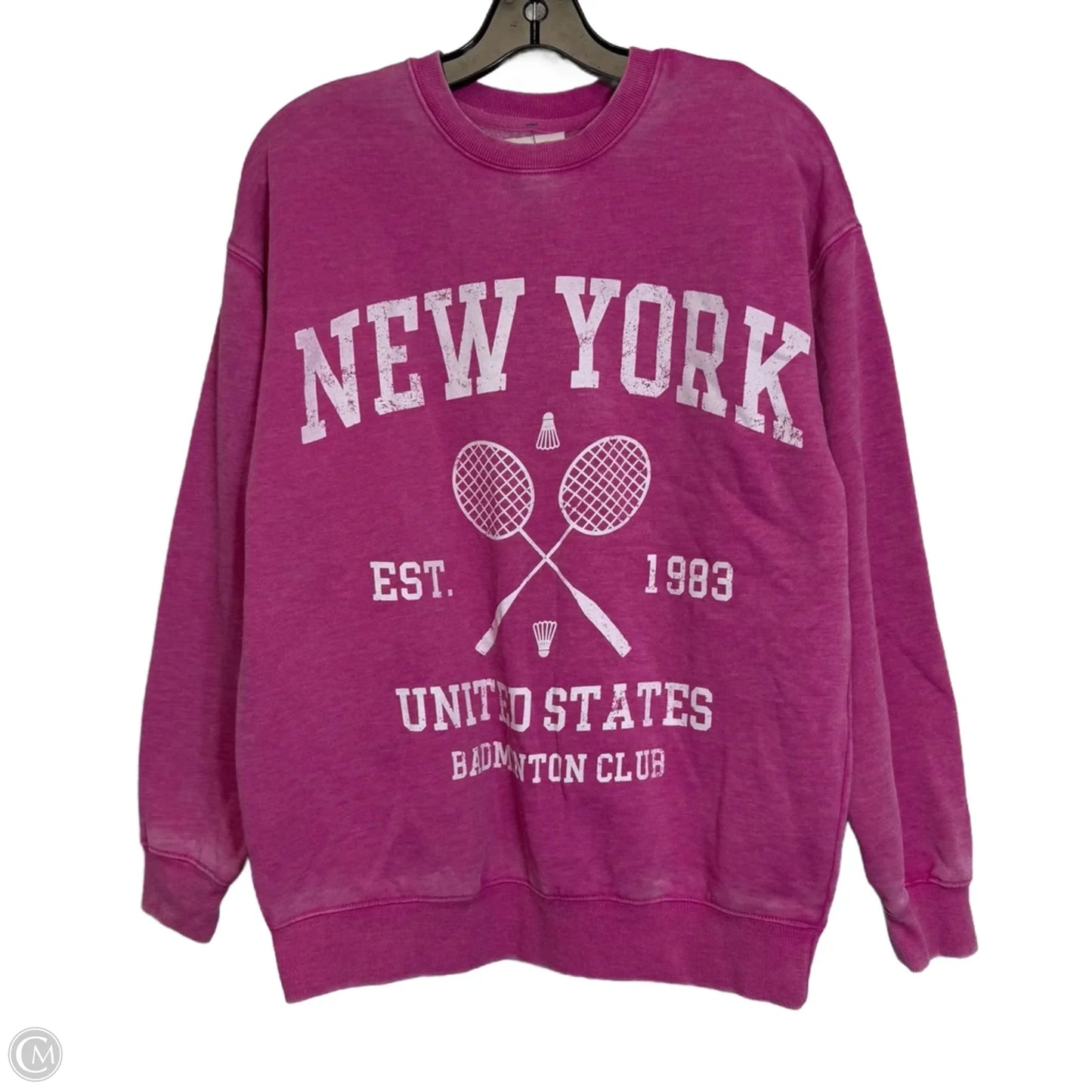 Sweatshirt Crewneck By Clothes Mentor In Pink, Size: Xs