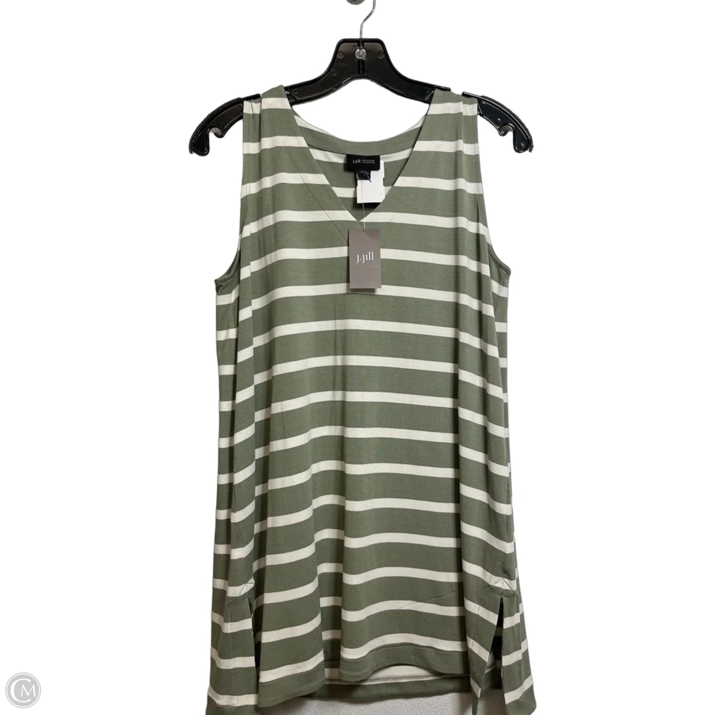 Top Sleeveless By J. Jill In Striped Pattern, Size: S