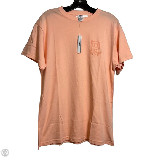 Top Short Sleeve By Pink In Peach, Size: Xs