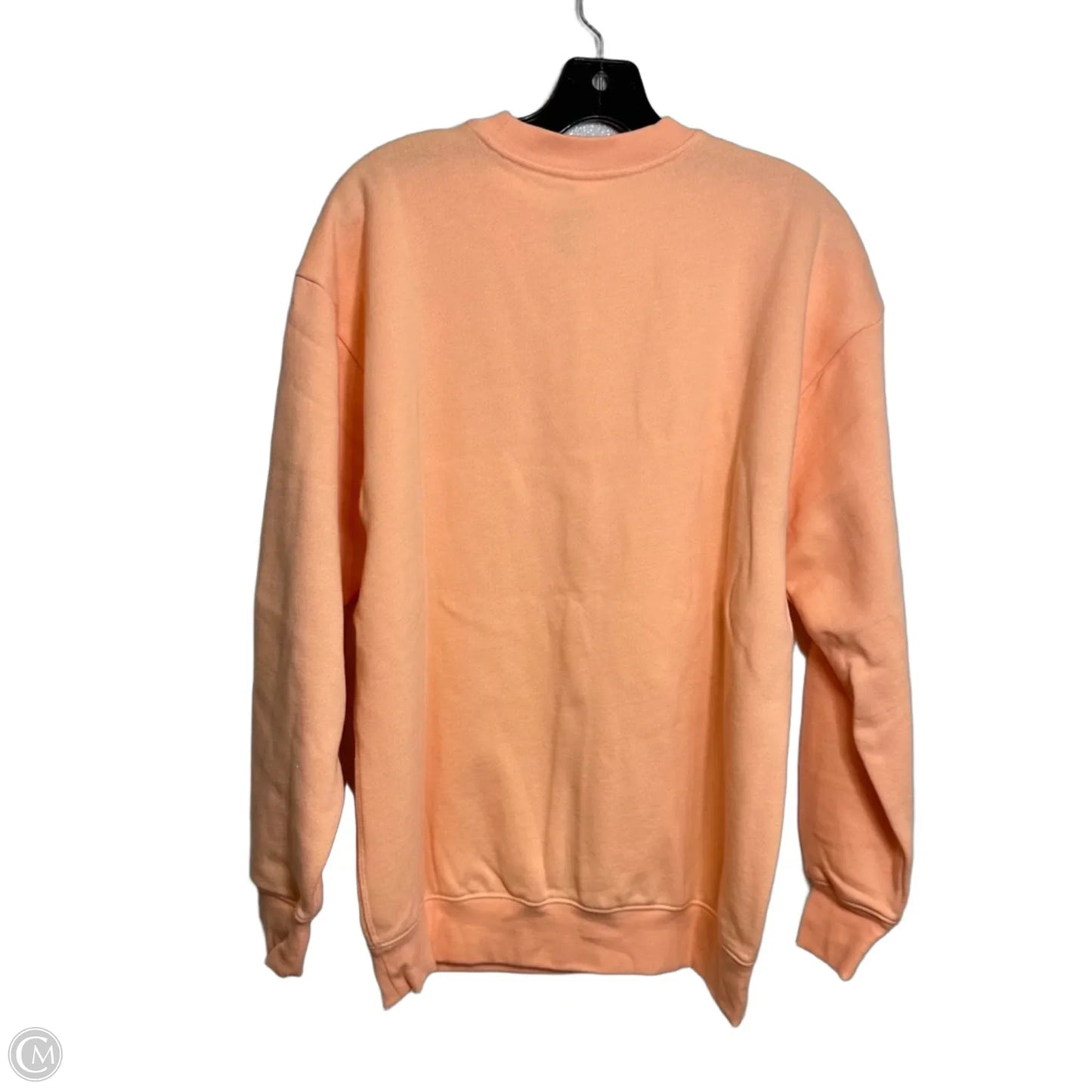 Sweatshirt Collar By Pink In Peach, Size: Xs