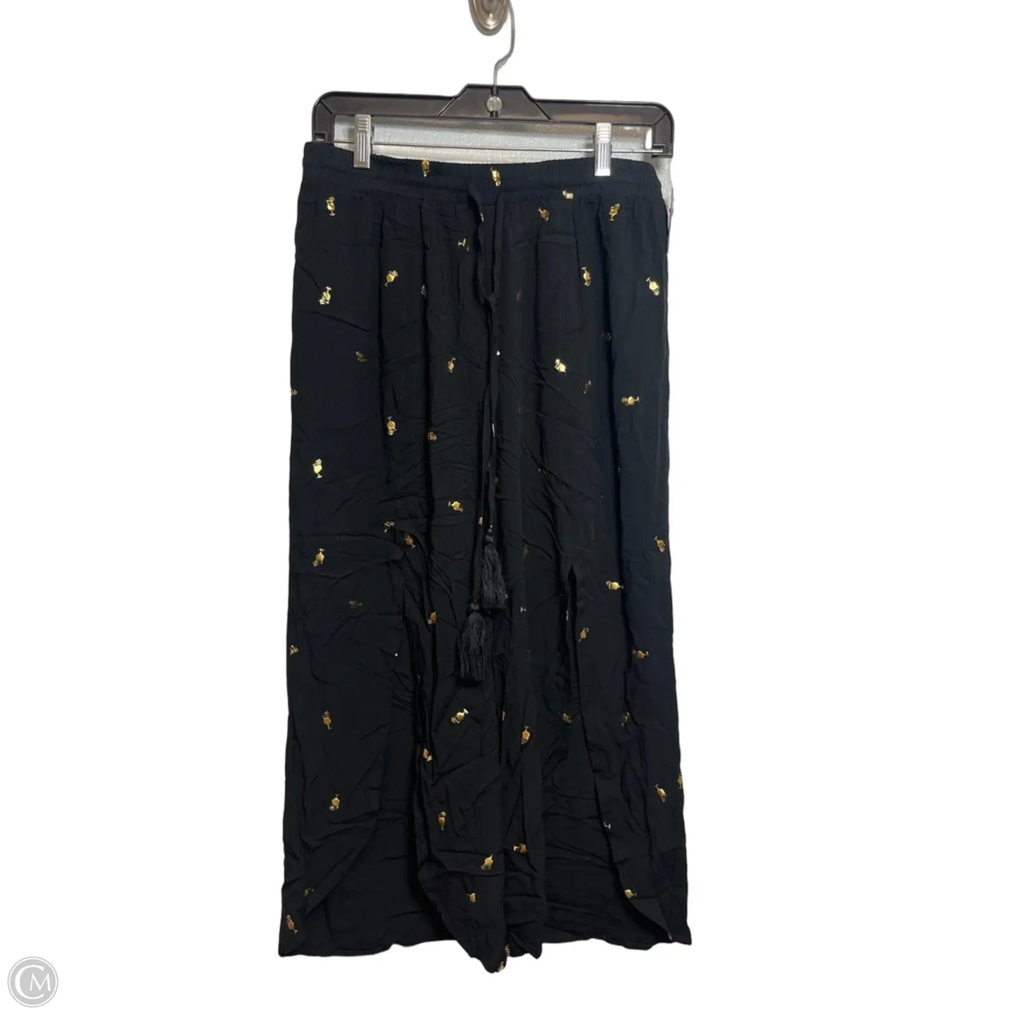 Pants Swimwear Cover-up By Solitaire In Black, Size: M
