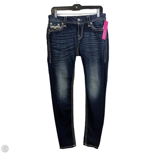 Jeans Straight By Rock And Republic In Blue, Size: 4