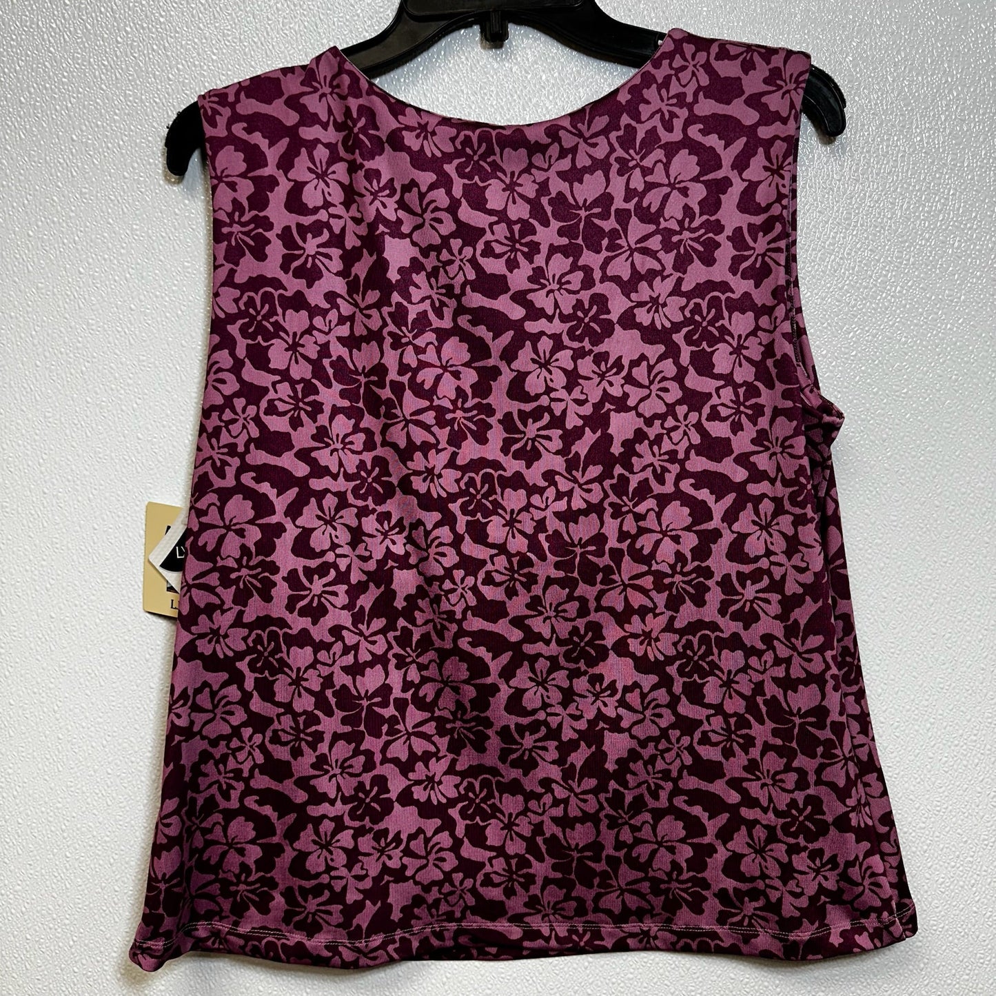 Floral Top Sleeveless Ll Bean, Size Xl