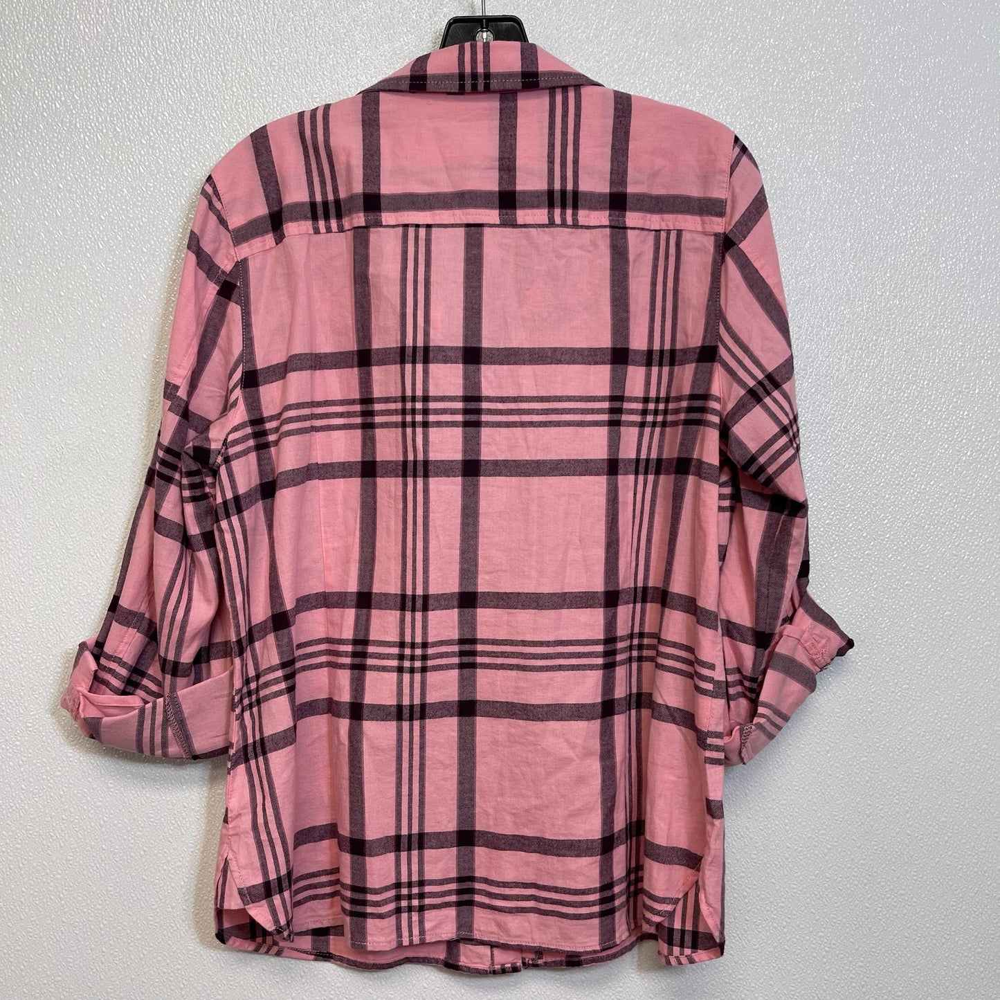 Plaid Top Long Sleeve Tommy Hilfiger O, Size L