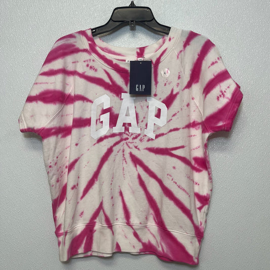 Tie Dye Top Short Sleeve Gap O, Size L