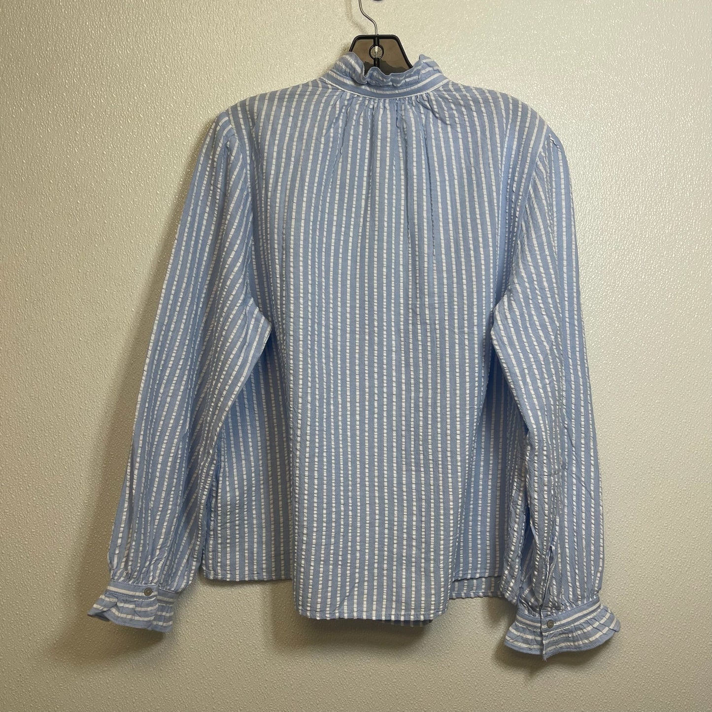 Top Long Sleeve By H&m In Striped, Size: S