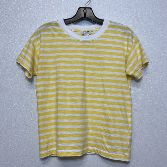 Striped Top Short Sleeve Basic J Crew O, Size Xxs